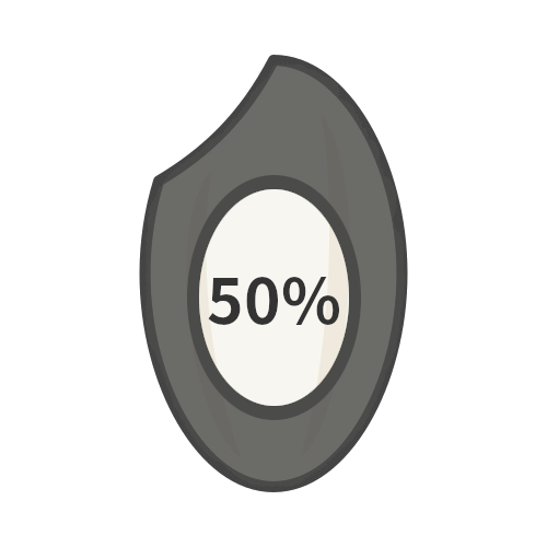 ５０％以下